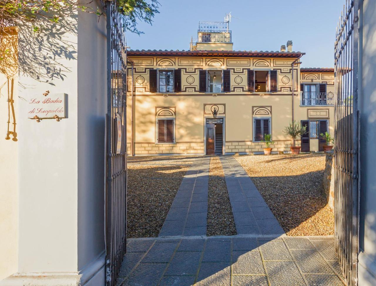 Vila La Badia Di Leopoldo Florencie Exteriér fotografie